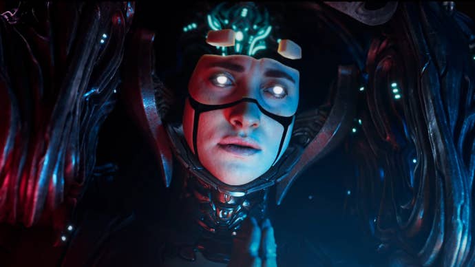 A spooky Warframe lady in new The New War expanion’s story.