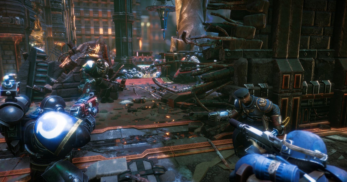 Warhammer 40,000: Chaos Gate - Deathwatch picks up where Daemonhunters' XCOM-ish gorefest left off