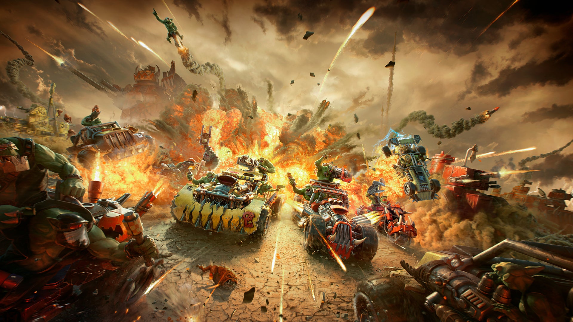 Warhammer 40 000 Speed Freeks is a new racer filled with orks blowing each other up VG247