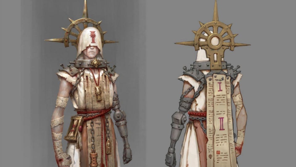 Warhammer 40,000: Rogue Trader's final DLC is now coming in December, with an "unsanctioned psyker" companion who cries tears of blood