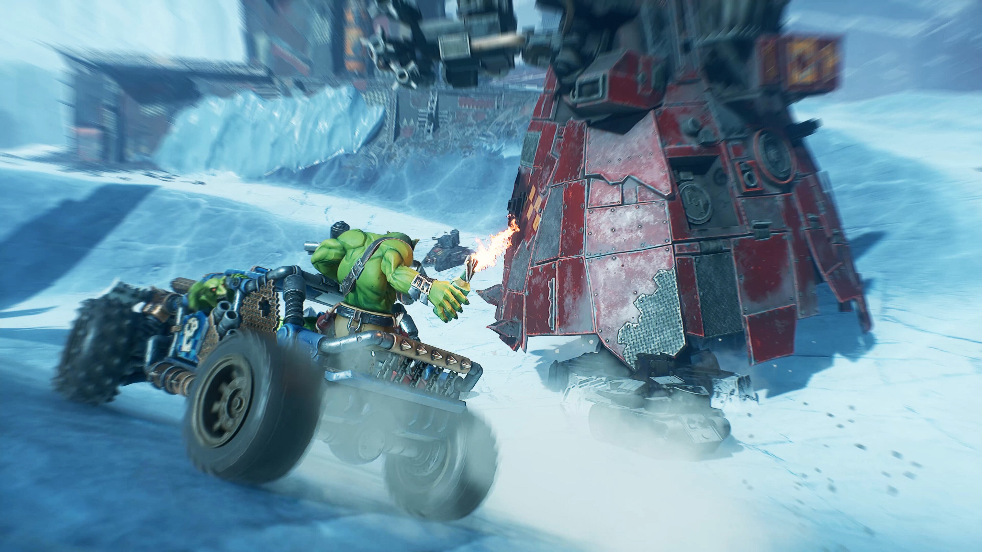 Warhammer 40,000: Speed Freeks is a twisted metal death rally with Orks coming in August