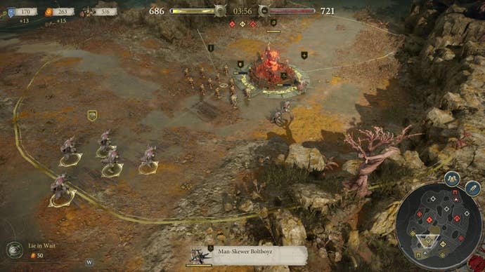Orruks capture an arcane conduit point in a multiplayer match in Warhammer Age Of Sigmar: Realms Of Ruin