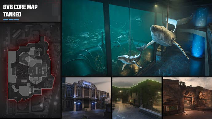 An overview of the map layout and screenshots for the map Tanked coming to MW3 in Season 3.