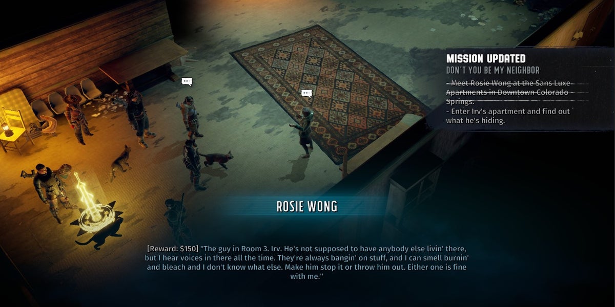 Wasteland 3 Don’t You Be My Neighbour Quest - How to enter Irv’s