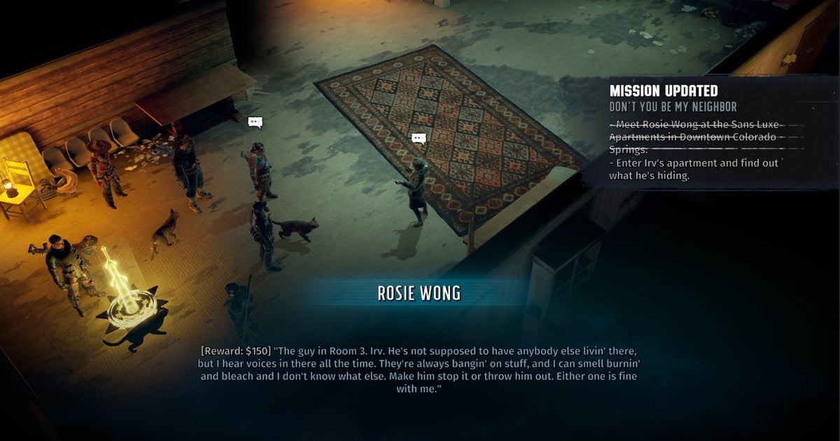 Wasteland 3 Don’t You Be My Neighbour Quest - How to enter Irv’s