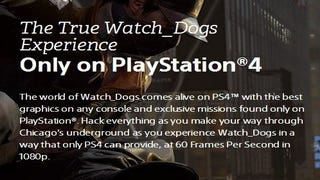 Watch Dogs runs at 1080p 60fps on PlayStation 4, Sony says