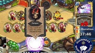 Watch Hearthstone's resident record breaker smash two new challenges at once