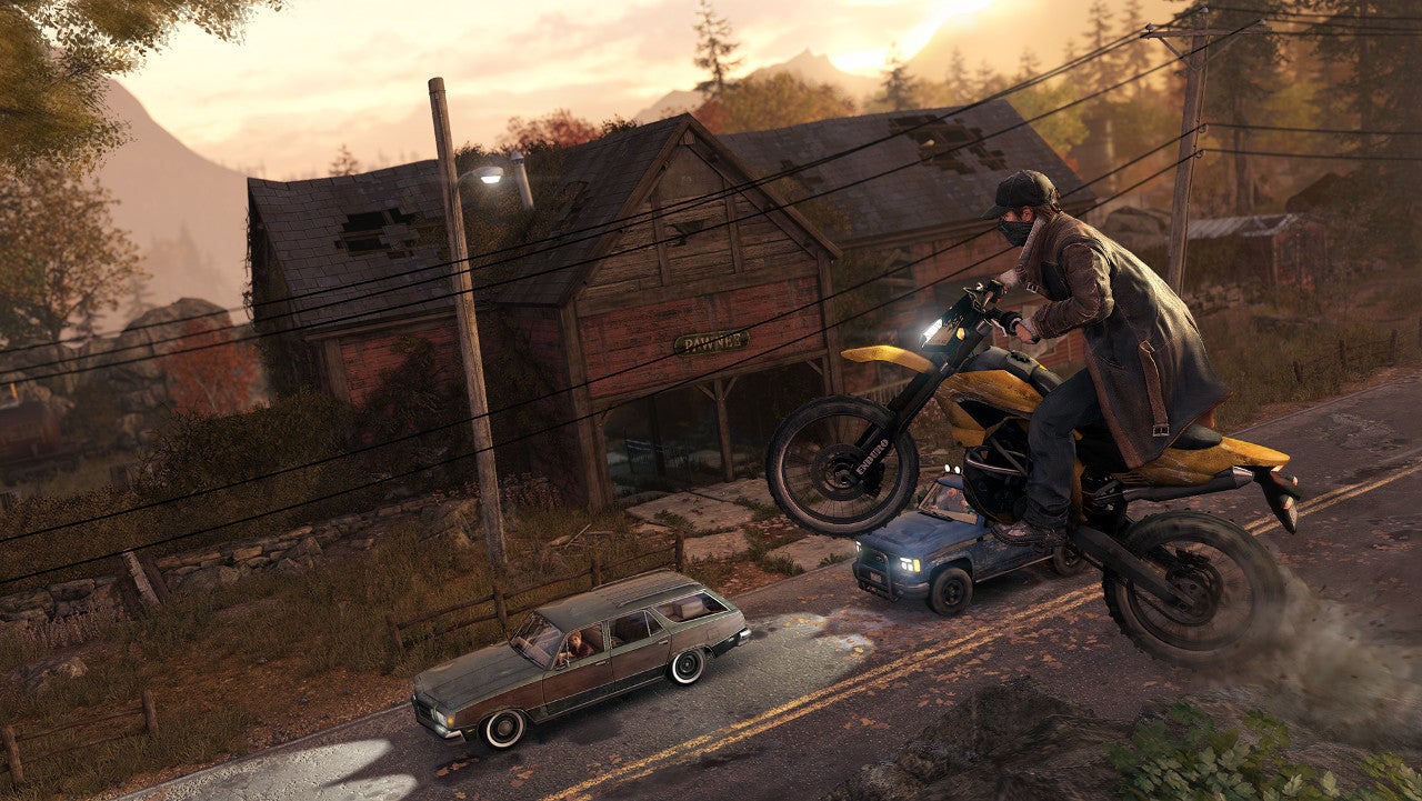 Watch Dogs: Pawnee ctOS Control Center - fallen tree, boat, hack ctOS server