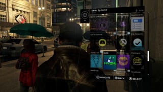 Watch Dogs screen appears to include links to Assassin's Creed series