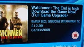 Watchmen demo and full game hit PSN [Update]