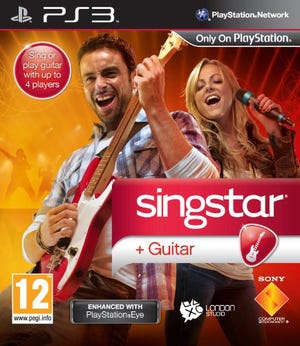 Caixa de jogo de Singstar Guitar