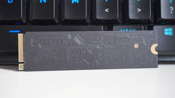 A photo of the WD Black SN850 NVMe SSD.