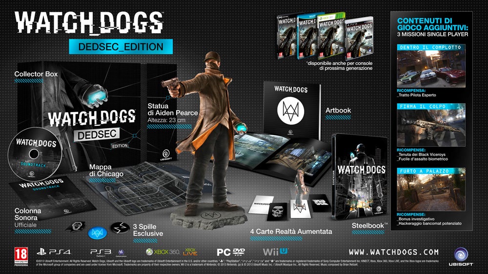 Ubisoft anuncia las ediciones de coleccionista de Watch Dogs | Eurogamer.es