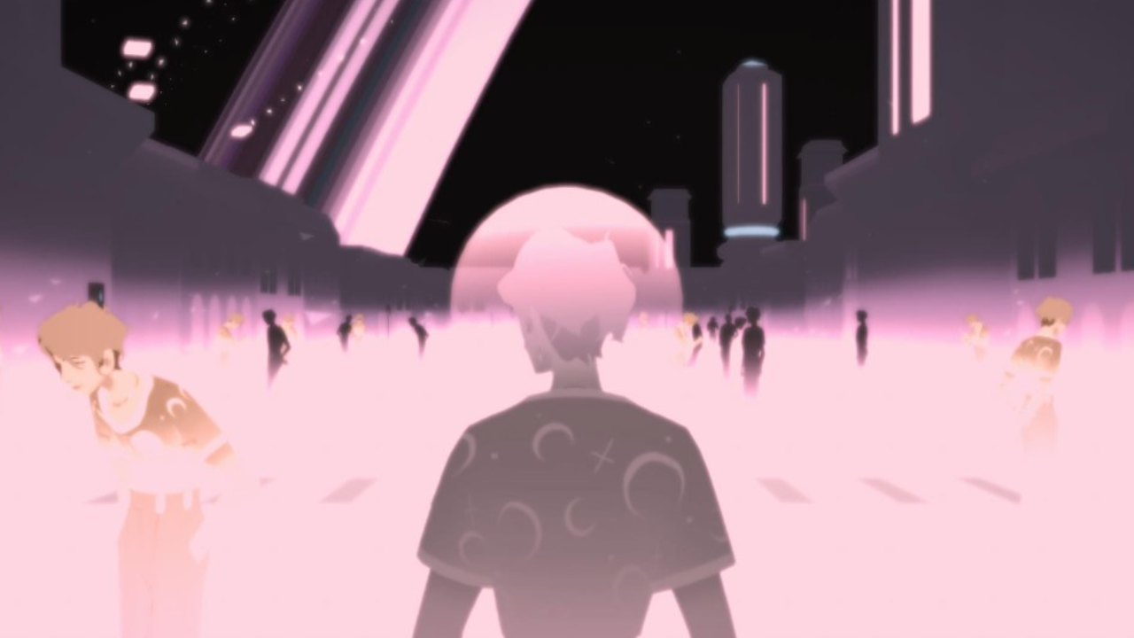 Luca in an OFK music video set in space