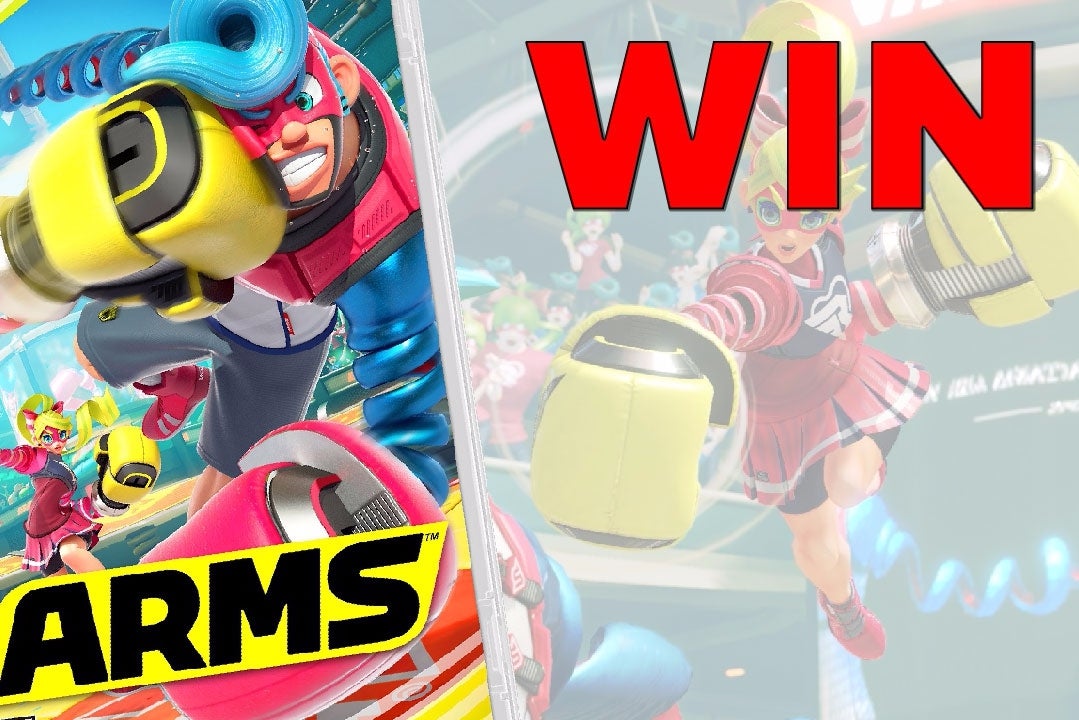 We geven een exemplaar van ARMS + amiibo (Switch) weg!