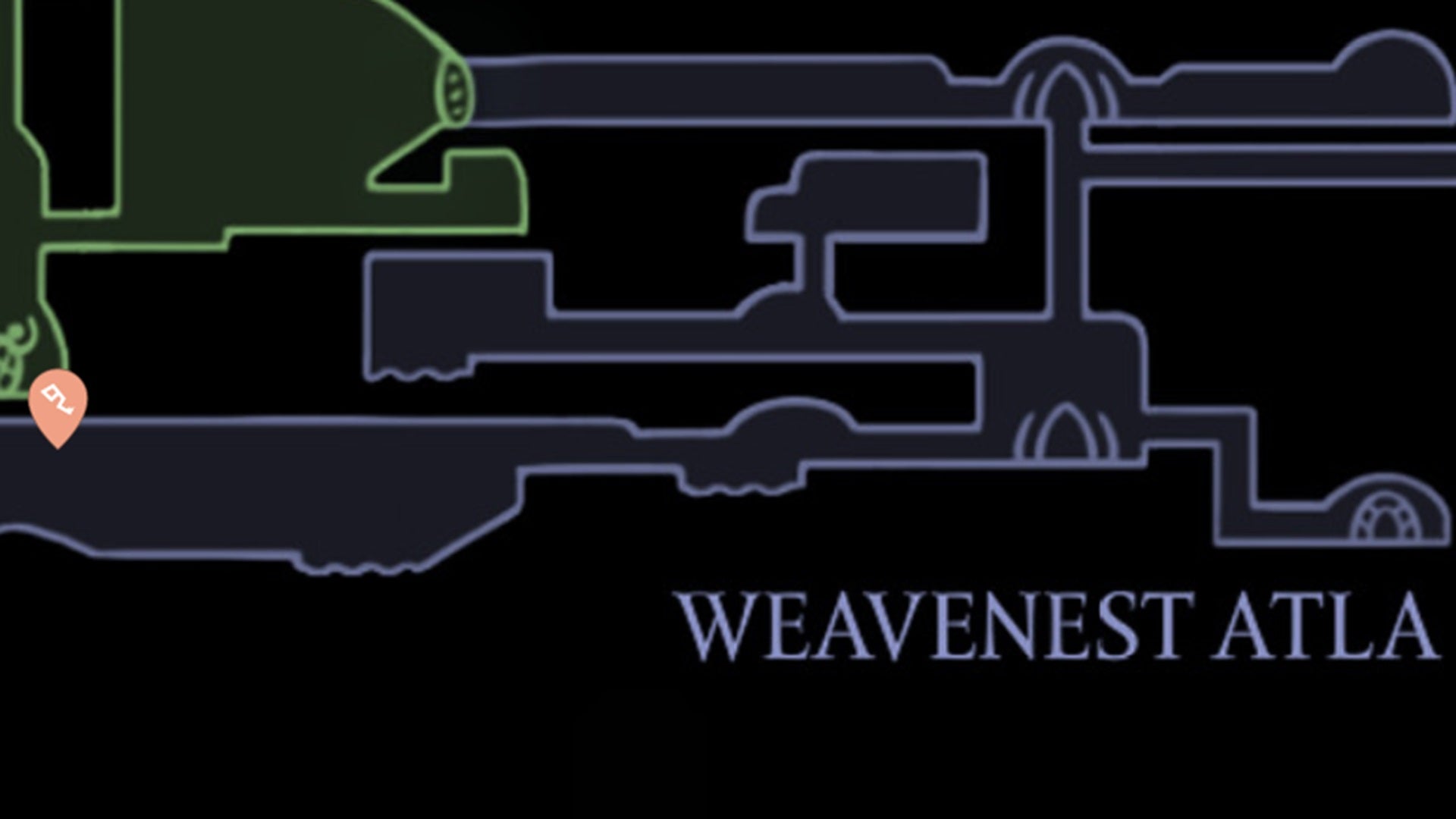 The location of the sole Mossberry in the Weavenest Atla in Hollow Knight Silksong. - 14