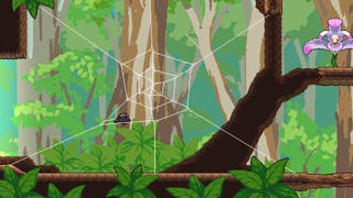 Webbed, an adorable platformer about being a spider, is out next month