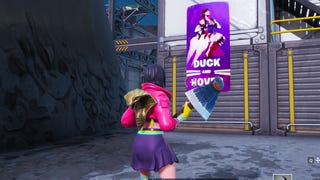 Fortnite: Visit different public service announcements signs in Neo Tilted, Pressure Plant or Mega Mall