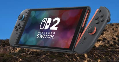 A Switch 2 position over the Hollywood sign.