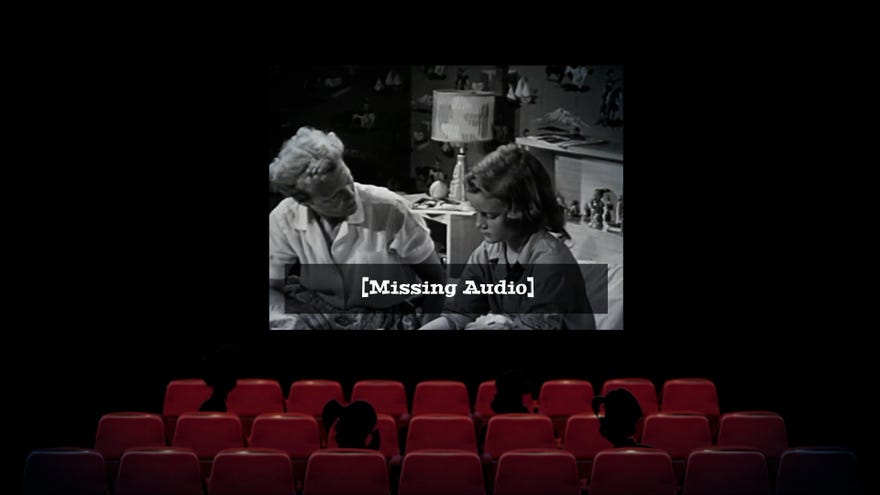 An old black and white film prompt from What The Dub.