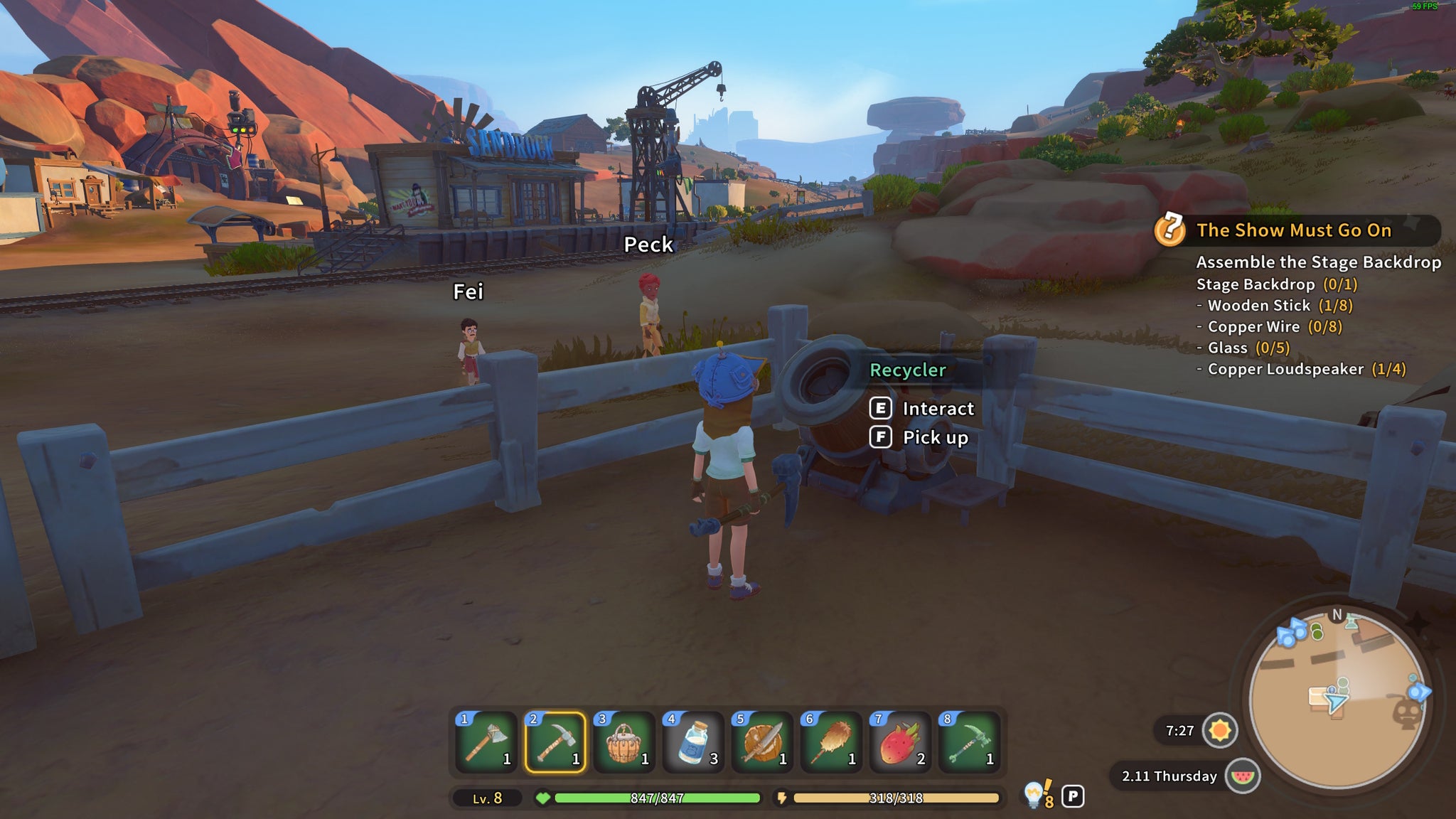 My Time at Sandrock aluminum scraps locations - 5