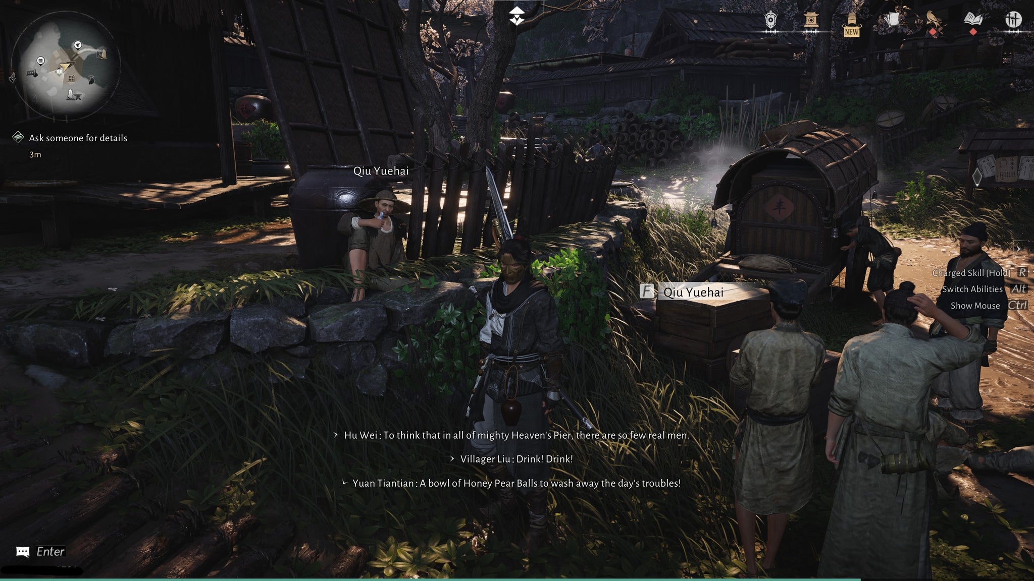 The Foul Play and Celestial Seize quest giver in Where Winds Meet - 4