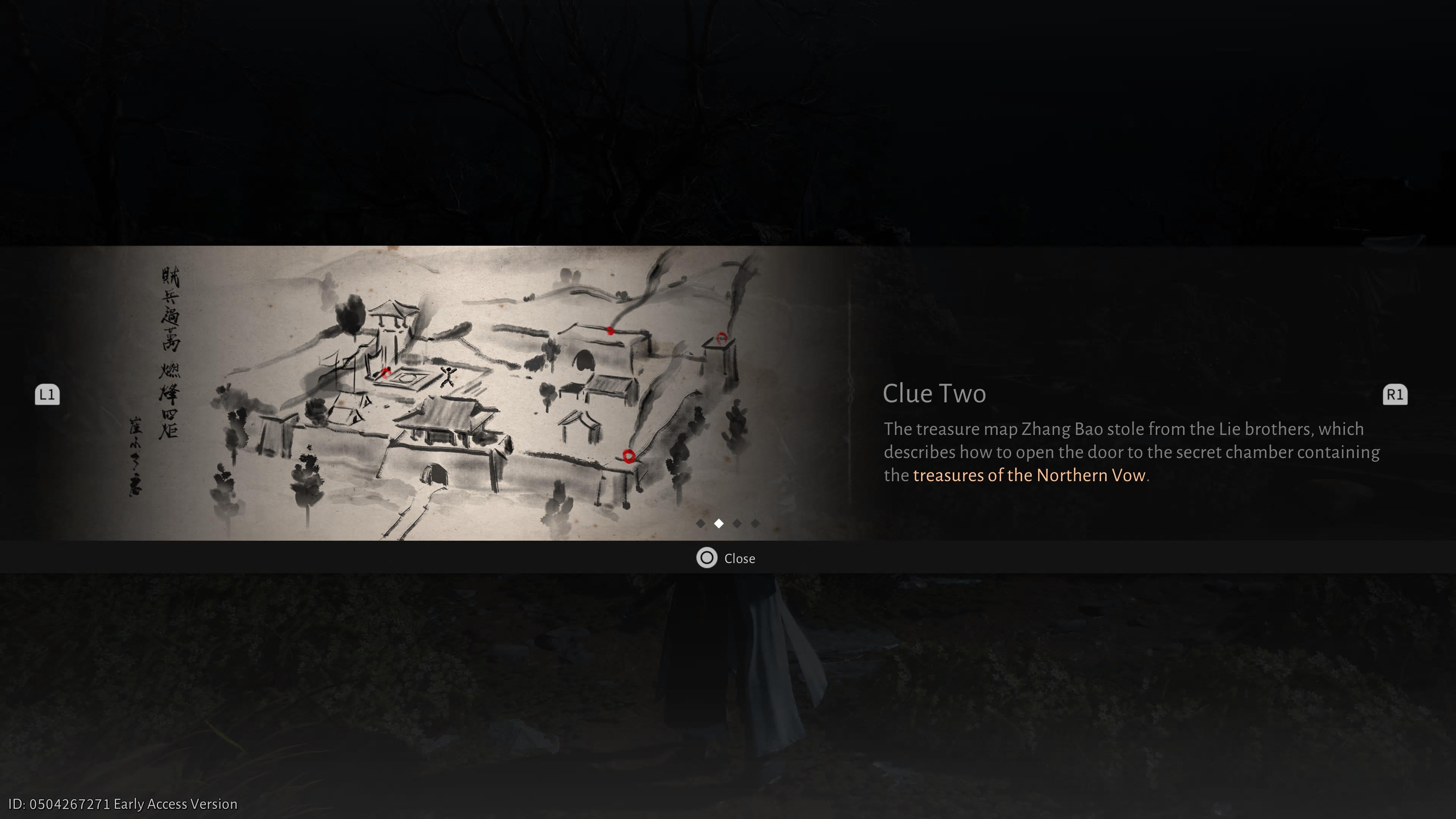 The second clue to unlocking the secret of the Northern Vow in Where Winds Meet. - 4