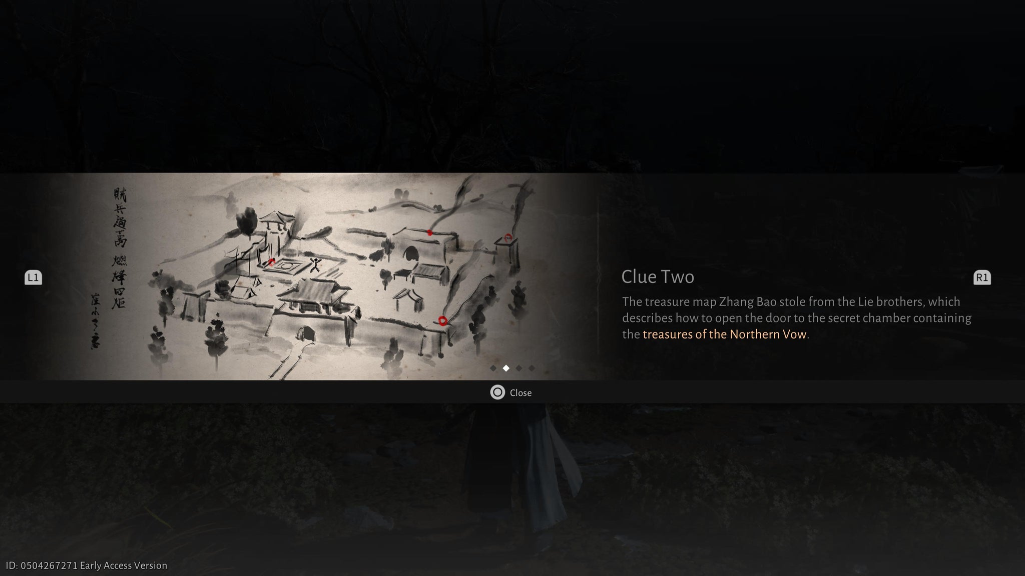 The second clue to unlocking the secret of the Northern Vow in Where Winds Meet. - 4