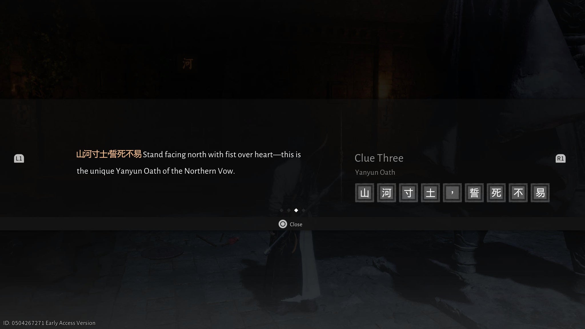 The code which tells players the solution to the wall symbol puzzle during the Echoes of Old Battles quest in Where Winds Meet. - 7