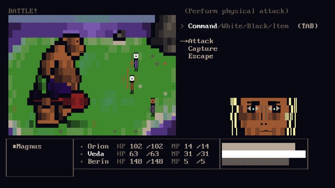 A large monkey with a large club in JRPG Whispers In The Moss