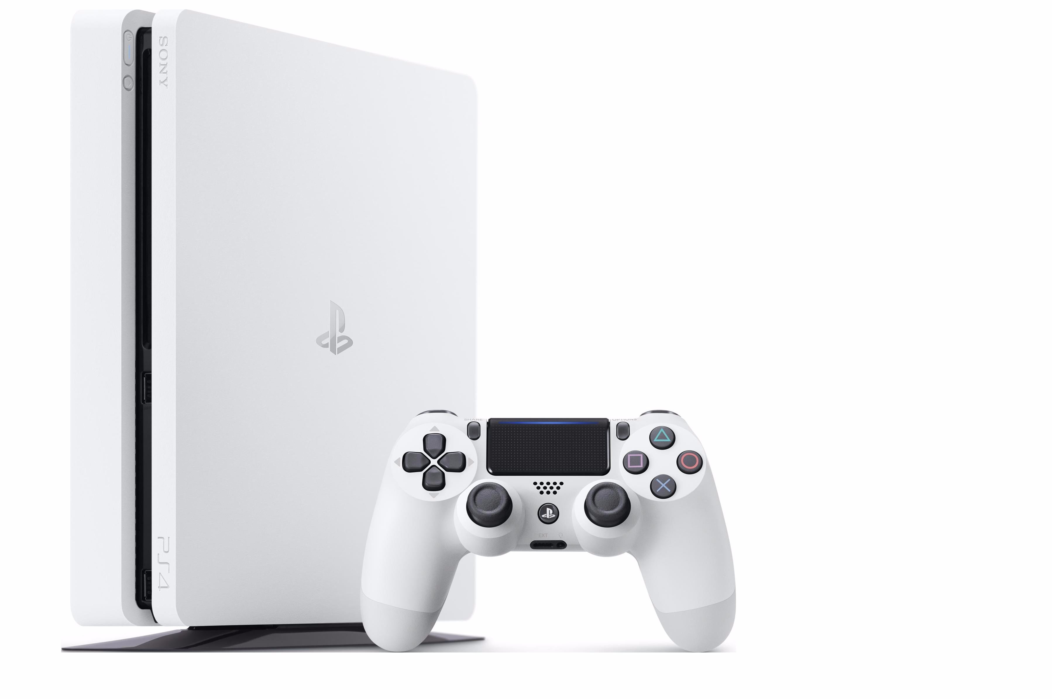 Glacier White PlayStation 4 slim model announced