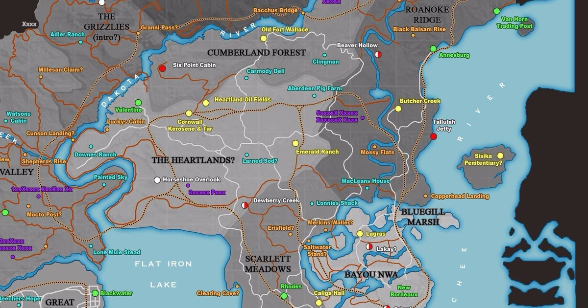 Rdr2 Map Points Of Interest Guide RDR2.org