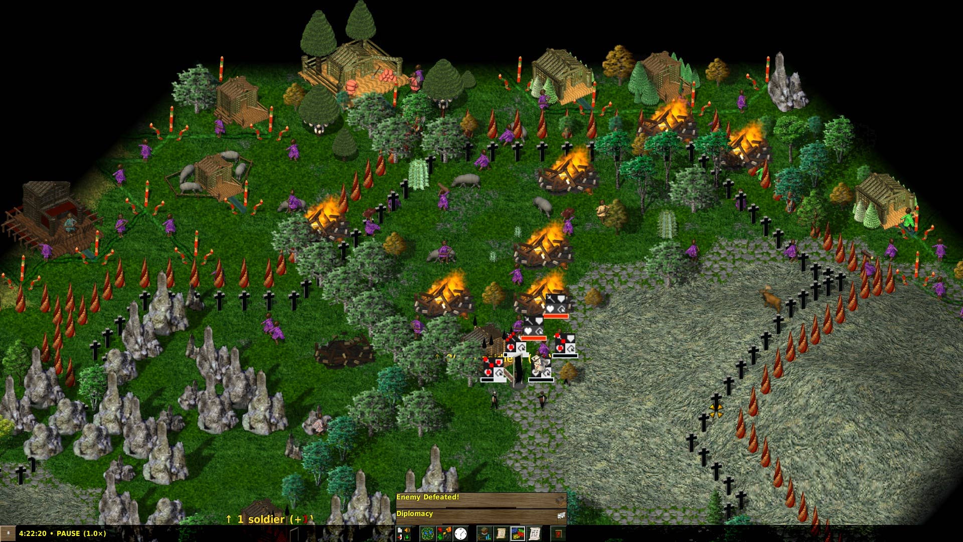 Homes fell on fire in Widlands.