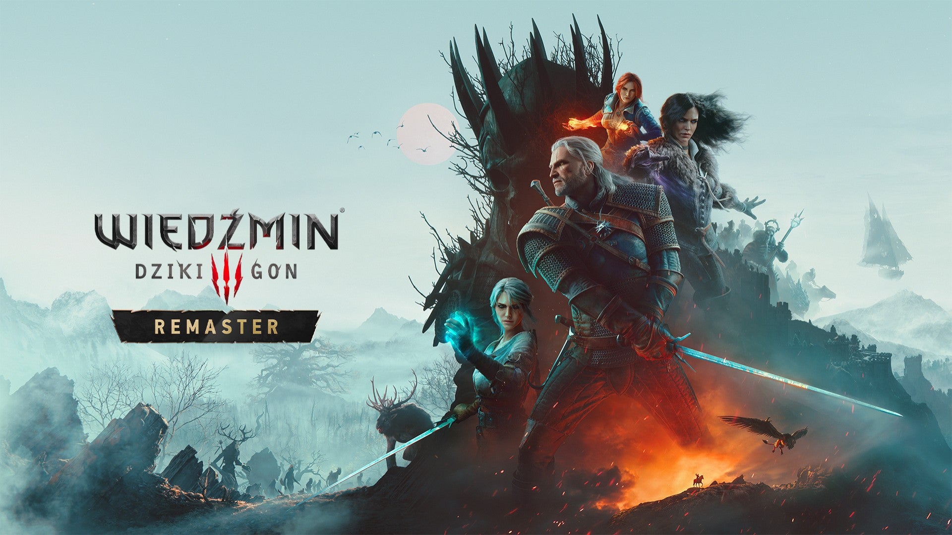 Wiedźmin 3 powraca z darmowym remasterem. CD Projekt rozdaje też Serca z Kamienia oraz Krew i Wino