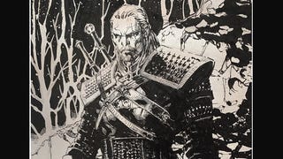 Wiedźmin Geralt w wizji rysownika DC i Marvela