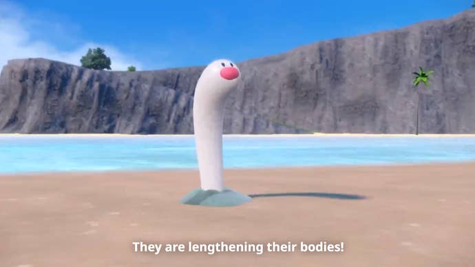 Wiglett extending its body