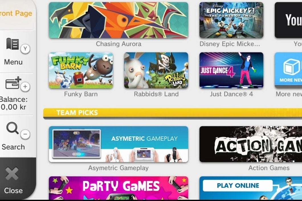 Wii U system update lets you transfer data between consoles