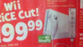 Rumour - Wii price cut for end of September