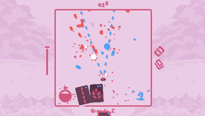 Lots of enemies are destroyed by gunfire in Card Bard.