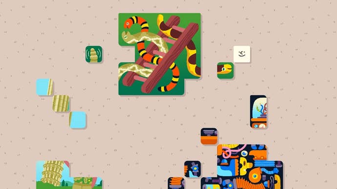 Wilmot considers the final pieces in a snake puzzle.