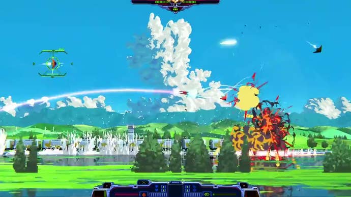 Aerial violence in a Wind Runners screenshot.