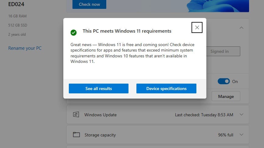 You can once again check whether your PC will run Windows 11 | Rock ...