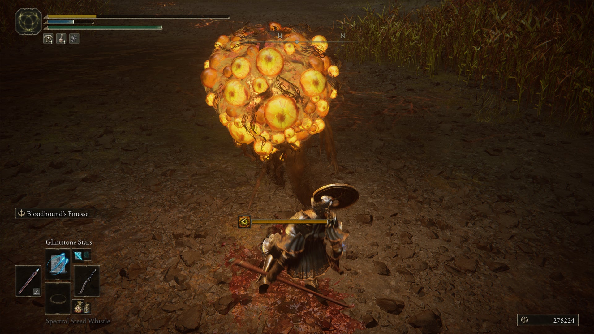 A player dying at the hands of a Winter Lantern in Elden Ring. - 4