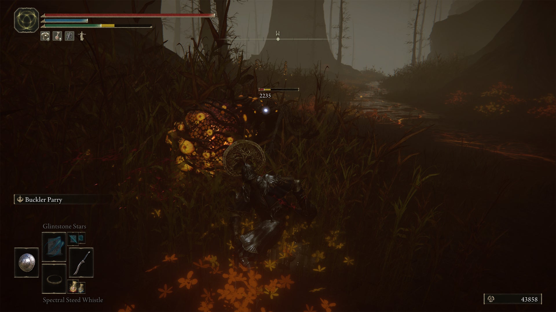 An Elden Ring player fighting a Winter Lantern. - 7