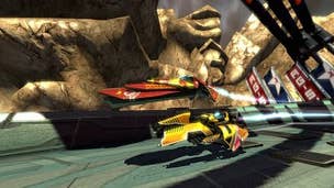 WipEout HD Fury screens are bright and colorful