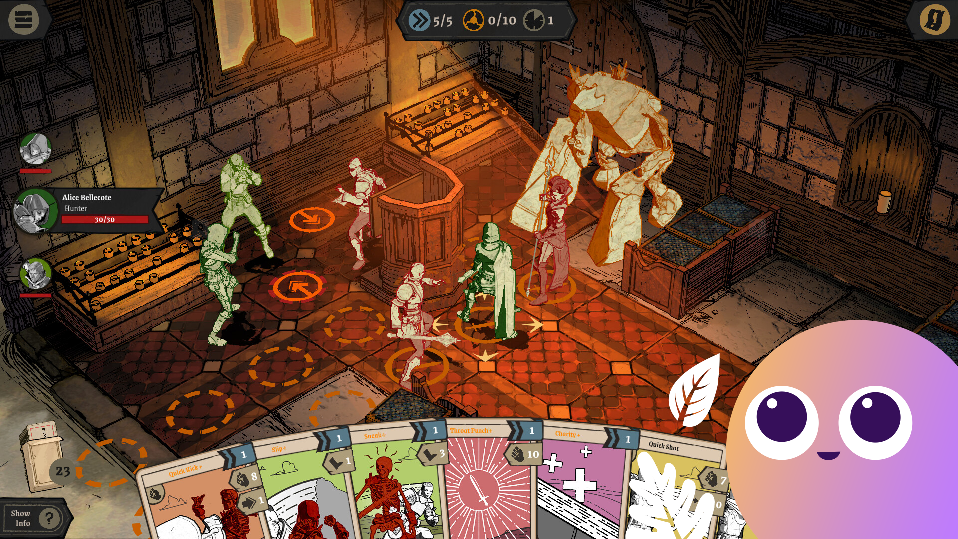 Knights In Tight Spaces kicks the Tight Fight formula in the direction of fantasy role-playing