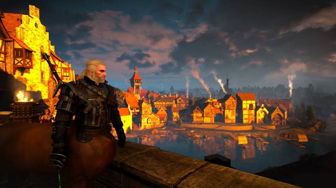 Geralt as a centaur in The Witcher 3.