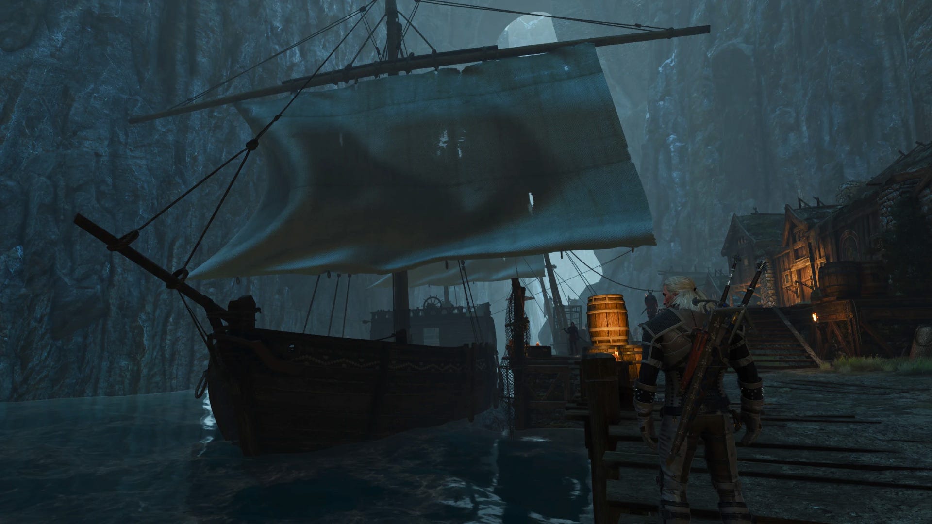 A new Witcher 3 mod lets Geralt get his Assassin's Creed Black Flag on and pilot a full-size ship that I'm dubbing 'The Jankdaw'