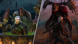 Geralt coming close to suffering some deaths in The Witcher 3.