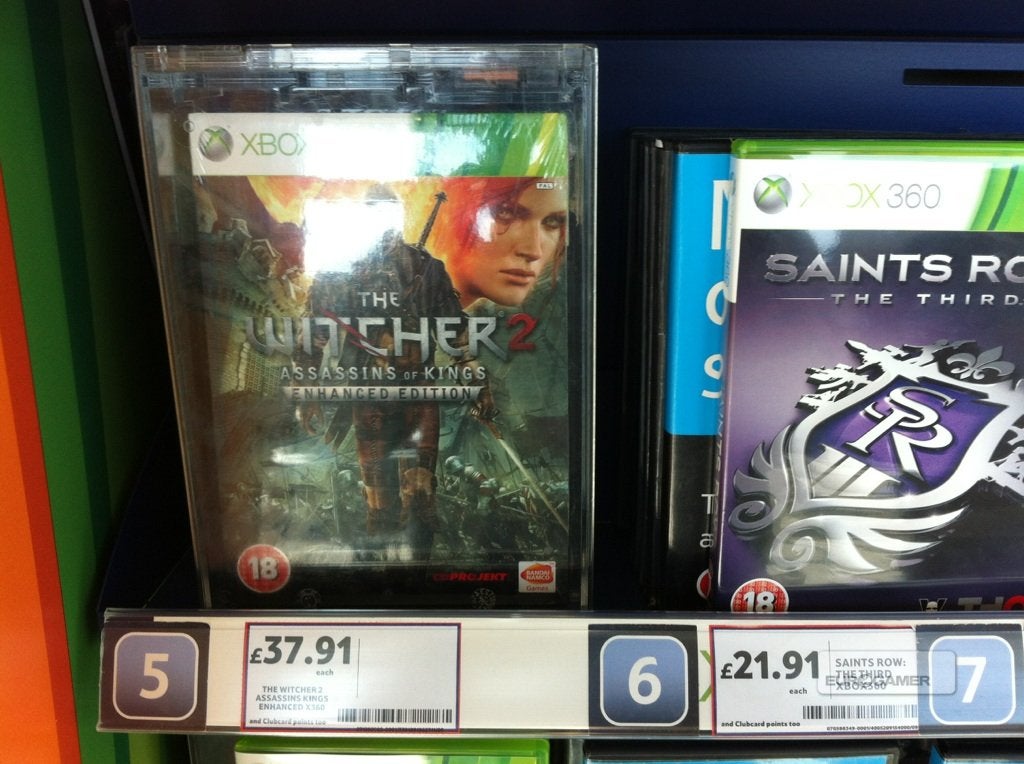 Witcher 2 Xbox 360 goes on sale early at Tesco Eurogamer